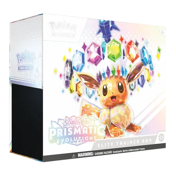 Pokémon Prismatic Evolutions Elite Trainer Box - svensk återförsäljare